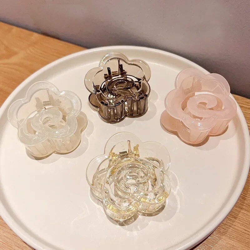 Új Love Heart Hátsó fej Hajtű Fogó klip Koreai Elegáns Temperamentum Cápa Haj Karmos Hajcsat Fejfedők Női Haj Kiegészítők