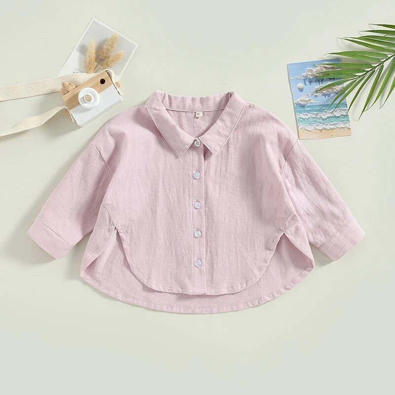 Vasariniai berniukų marškinėliai Vaikiški Drabužiai Mergaitėms Ilgomis rankovėmis Vaikiški marškinėliai Kūdikiams Berniukams Medvilniniai palaidinės apykaklės marškinėliai