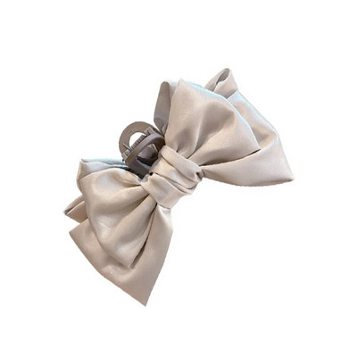 TwinkLei Κομψό Γυναικείο Μαύρο Πιογκονάκι Νύχια Μαλλιά Μεγάλο Βελούδινο Σιφόν Φιόγκος Κλιπ μαλλιών Vintage Αξεσουάρ Μαλλιών Κορεάτικες Γυναικείες φουρκέτες