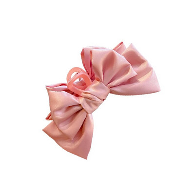 TwinkLei Κομψό Γυναικείο Μαύρο Πιογκονάκι Νύχια Μαλλιά Μεγάλο Βελούδινο Σιφόν Φιόγκος Κλιπ μαλλιών Vintage Αξεσουάρ Μαλλιών Κορεάτικες Γυναικείες φουρκέτες