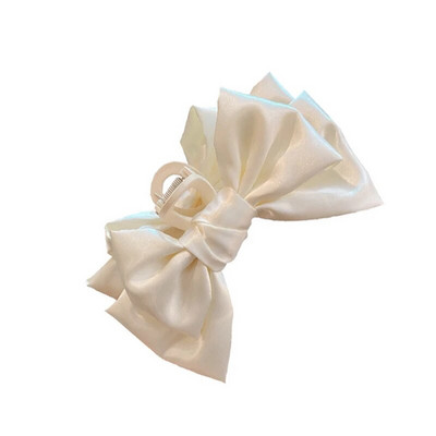 TwinkLei Κομψό Γυναικείο Μαύρο Πιογκονάκι Νύχια Μαλλιά Μεγάλο Βελούδινο Σιφόν Φιόγκος Κλιπ μαλλιών Vintage Αξεσουάρ Μαλλιών Κορεάτικες Γυναικείες φουρκέτες