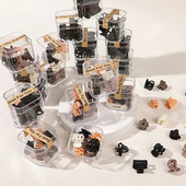 10 τμχ/σετ Mini Hair Claws Clip Crab Baby Gilrs Πλαστικά Sweet Small Clips Γυναικεία Barrettes Headwear Αξεσουάρ μόδας