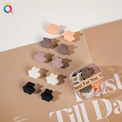 10 τμχ/σετ Mini Hair Claws Clip Crab Baby Gilrs Πλαστικά Sweet Small Clips Γυναικεία Barrettes Headwear Αξεσουάρ μόδας