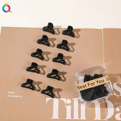 10 τμχ/σετ Mini Hair Claws Clip Crab Baby Gilrs Πλαστικά Sweet Small Clips Γυναικεία Barrettes Headwear Αξεσουάρ μόδας