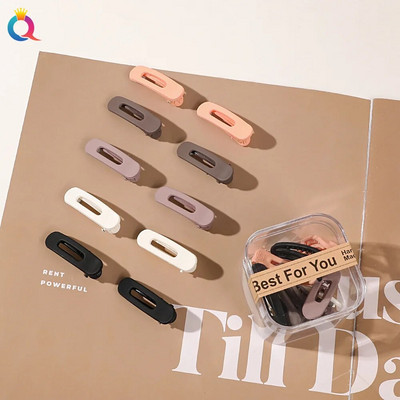 10 τμχ/σετ Mini Hair Claws Clip Crab Baby Gilrs Πλαστικά Sweet Small Clips Γυναικεία Barrettes Headwear Αξεσουάρ μόδας