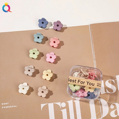 10 τμχ/σετ Mini Hair Claws Clip Crab Baby Gilrs Πλαστικά Sweet Small Clips Γυναικεία Barrettes Headwear Αξεσουάρ μόδας