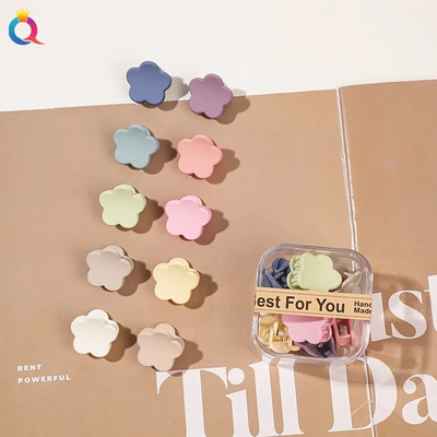 10 τμχ/σετ Mini Hair Claws Clip Crab Baby Gilrs Πλαστικά Sweet Small Clips Γυναικεία Barrettes Headwear Αξεσουάρ μόδας