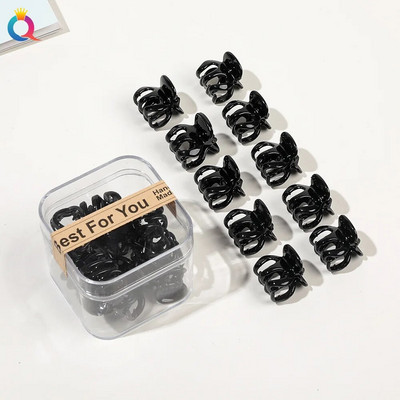 10 τμχ/σετ Mini Hair Claws Clip Crab Baby Gilrs Πλαστικά Sweet Small Clips Γυναικεία Barrettes Headwear Αξεσουάρ μόδας