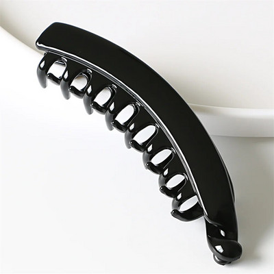 Divat Banán Clip Női Leopárdmintás Gyöngy hajtű Lányok Lófarok Barrettes Hajformázó Eszköz Haj Kiegészítők Fejfedők