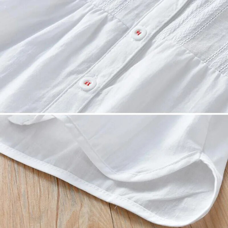 Nou ocazional Copii Bebeluși Fetițe Cămașă cu mânecă lungă de culoare pură pentru fete Cămașă de primăvară Copii Bebeluși Cămașă Haine pentru copii Cămașă