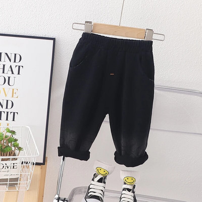 Új tavaszi gyerekek kiváló minőségű fiúk lányok divat lyukak gyermek farmernadrág fiúknak alkalmi farmer nadrágok tipegő leggings 0-5 éves korig
