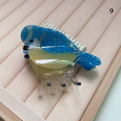 2023 Cartoon Birds Owl Acetate Hair Claws Crab Hair Clips Δημιουργικά μοντέρνα γυναίκες Πολυτελή κλιπ για καβούρι Αξεσουάρ μαλλιών με κλιπ αλογοουράς