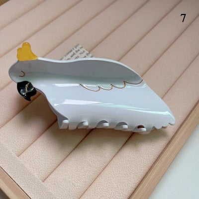 2023 Cartoon Birds Owl Acetate Hair Claws Crab Hair Clips Δημιουργικά μοντέρνα γυναίκες Πολυτελή κλιπ για καβούρι Αξεσουάρ μαλλιών με κλιπ αλογοουράς