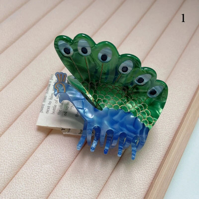 2023 Cartoon Birds Owl Acetate Hair Claws Crab Hair Clips Δημιουργικά μοντέρνα γυναίκες Πολυτελή κλιπ για καβούρι Αξεσουάρ μαλλιών με κλιπ αλογοουράς