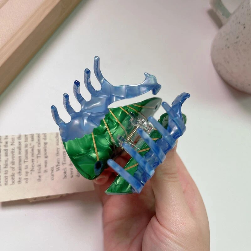 2023 Cartoon Birds Owl Acetate Hair Claws Crab Hair Clips Δημιουργικά μοντέρνα γυναίκες Πολυτελή κλιπ για καβούρι Αξεσουάρ μαλλιών με κλιπ αλογοουράς