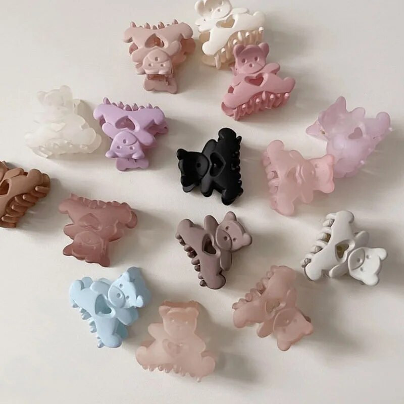 Drăguț ursuleț Gheare pentru păr pentru fete Agrafe pentru păr Accesorii pentru păr Coadă de cal Agrafe de păr fixe Articole pentru cap coreeană Ornamente pentru bentita pentru copii