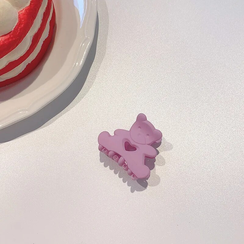 Drăguț ursuleț Gheare pentru păr pentru fete Agrafe pentru păr Accesorii pentru păr Coadă de cal Agrafe de păr fixe Articole pentru cap coreeană Ornamente pentru bentita pentru copii