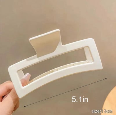 Oversize Πλαστικό Νύχι Μαλλιών για Γυναικεία Κορίτσι Κλιπ Μαλλιά Πίσω Κεφάλι Shark Clips Μεγάλο Μέγεθος Φουρκέτα Crab Barrettes Μεγάλα αξεσουάρ μαλλιών