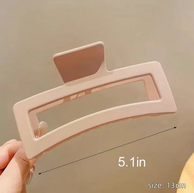 Oversize Πλαστικό Νύχι Μαλλιών για Γυναικεία Κορίτσι Κλιπ Μαλλιά Πίσω Κεφάλι Shark Clips Μεγάλο Μέγεθος Φουρκέτα Crab Barrettes Μεγάλα αξεσουάρ μαλλιών