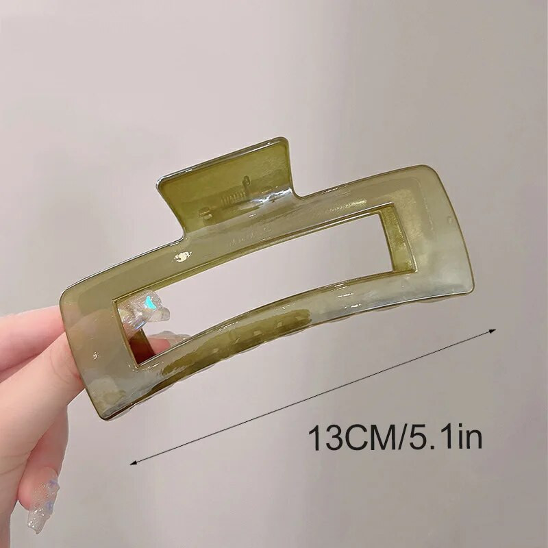 Oversize Πλαστικό Νύχι Μαλλιών για Γυναικεία Κορίτσι Κλιπ Μαλλιά Πίσω Κεφάλι Shark Clips Μεγάλο Μέγεθος Φουρκέτα Crab Barrettes Μεγάλα αξεσουάρ μαλλιών