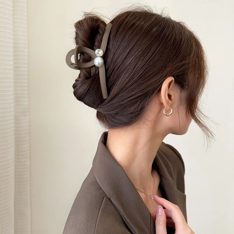 Noua femeie coreeană de 13 cm, cu umeraș extra mare, cu gheare de păr, agrafe de păr pentru fete, moda cu diamante, accesorii de păr