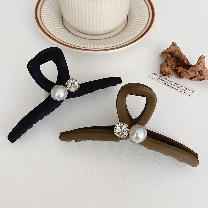 Noua femeie coreeană de 13 cm, cu umeraș extra mare, cu gheare de păr, agrafe de păr pentru fete, moda cu diamante, accesorii de păr