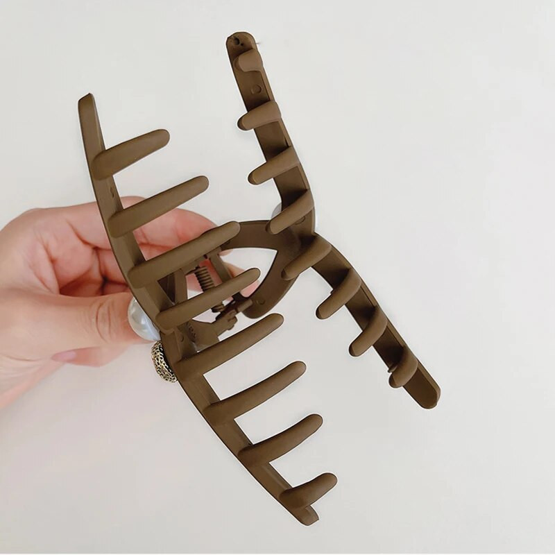 Noua femeie coreeană de 13 cm, cu umeraș extra mare, cu gheare de păr, agrafe de păr pentru fete, moda cu diamante, accesorii de păr