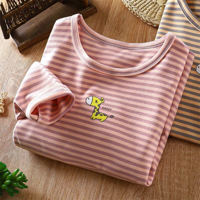 Tricou pentru copii de primăvară, toamnă, cu dungi, cu gât înalt, cu mânecă lungă, tricou, pentru băieți, fete, desene animate, ocazional, tricou pentru copii, pulover