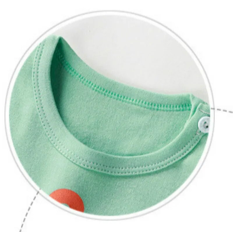 Haine pentru fetiță Tricou Toamnă Bebeluș Tricou cu mânecă lungă Topuri Moale 1-6 ani Copii Băieți Casual Cămașă drăguță cu fundul ținute din bumbac