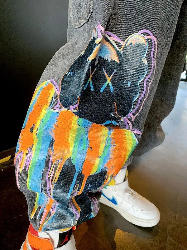 2 4 6 8 9Y Vaikams berniukams Džinsai Pavasario ir rudens vaikiškos laisvalaikio kelnės berniukams Kūdikiams Laisvos animacinės kelnės Vaikiškos kelnės berniukui