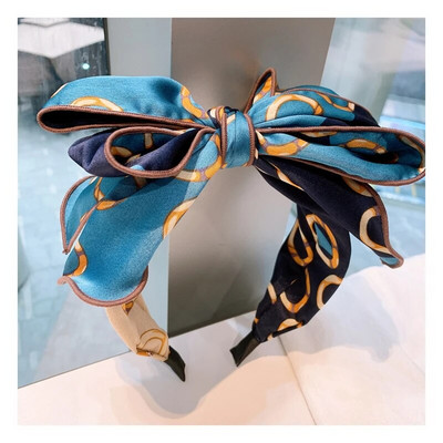 Κορδέλα για τα μαλλιά της αυθεντικής ρετρό στυλ λεοπάρ κεφαλόδεσμος πολλαπλών στρώσεων φιόγκος κεφαλόδεσμος σειράς αξεσουάρ κεφαλόδεσμου νεράιδα Γυναικεία