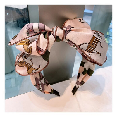 Κορδέλα για τα μαλλιά της αυθεντικής ρετρό στυλ λεοπάρ κεφαλόδεσμος πολλαπλών στρώσεων φιόγκος κεφαλόδεσμος σειράς αξεσουάρ κεφαλόδεσμου νεράιδα Γυναικεία