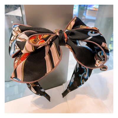 Κορδέλα για τα μαλλιά της αυθεντικής ρετρό στυλ λεοπάρ κεφαλόδεσμος πολλαπλών στρώσεων φιόγκος κεφαλόδεσμος σειράς αξεσουάρ κεφαλόδεσμου νεράιδα Γυναικεία