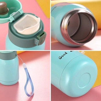 200ml/350ml Cute Candy Mini Thermos Cup Kids Cartoon Μπουκάλι ζεστού νερού από ανοξείδωτο ατσάλι Θερμική κούπα καφέ Φιάλη κενού με μόνωση