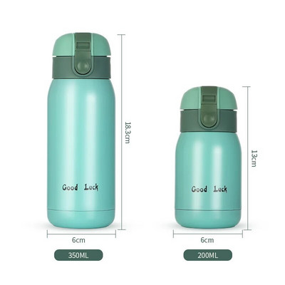 200ml/350ml Cute Candy Mini termostops lastele multifilmi kuumaveepudel roostevabast terasest termokohvikruus isoleeritud vaakumkolb