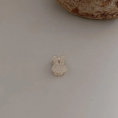 Mini Pearl Hair Claw Női Lányoknak Retro Strasszkő Virág Rák Karom Clip kis hajtűk Haj Rák Lány Haj Kiegészítők