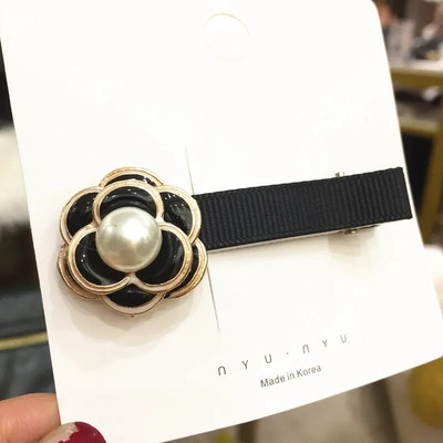 Elegáns kamélia gyöngy hajkarmok kapcsok hajfogantyúk nőknek 2021 rózsavirág strasszos akril hajkiegészítők bilincsek nagykereskedelme