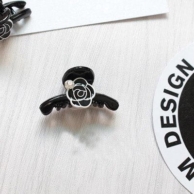 Elegáns kamélia gyöngy hajkarmok kapcsok hajfogantyúk nőknek 2021 rózsavirág strasszos akril hajkiegészítők bilincsek nagykereskedelme