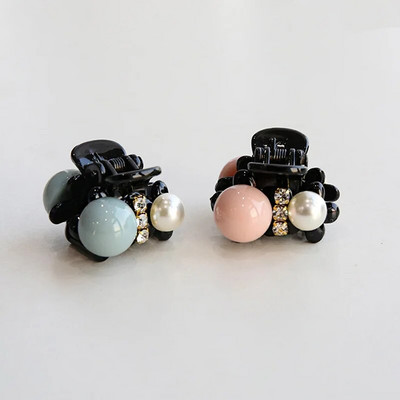 Elegáns kamélia gyöngy hajkarmok kapcsok hajfogantyúk nőknek 2021 rózsavirág strasszos akril hajkiegészítők bilincsek nagykereskedelme