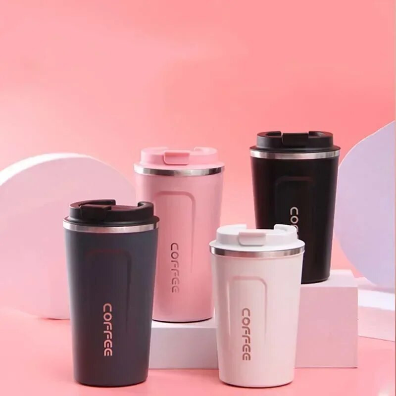 350 ml/500 ml nerūdijančio plieno kavos puodelis Kelioninis terminis puodelis Nesandarus termosas arbatos puodelis Kavos puodelis Vakuuminės kolbos izoliuoti puodeliai