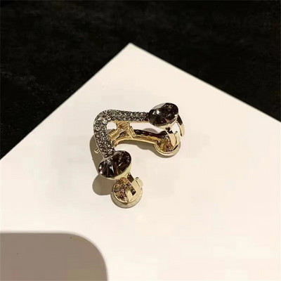 Strasszkő Mini Hajkörm Retro Gyémánt Virág Női Lányok Rák Claw Clip kis hajtűk Hajrákok Lányok Haj kiegészítők