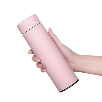 Έξυπνο Thermos από ανοξείδωτο ατσάλι 500ml Εμφάνιση θερμοκρασίας σε μπουκάλι νερού στεγανές φιάλες κενού Κούπα καφέ Κούπα γάλακτος Χριστουγεννιάτικο δώρο