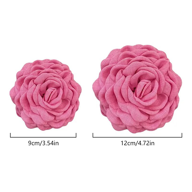 Νέα προσομοίωση Rose Flower Hair Claw Ladies Hair Clip Claw Clamp Claw Bride Wedding Beach Party Αξεσουάρ μαλλιών για γυναίκες