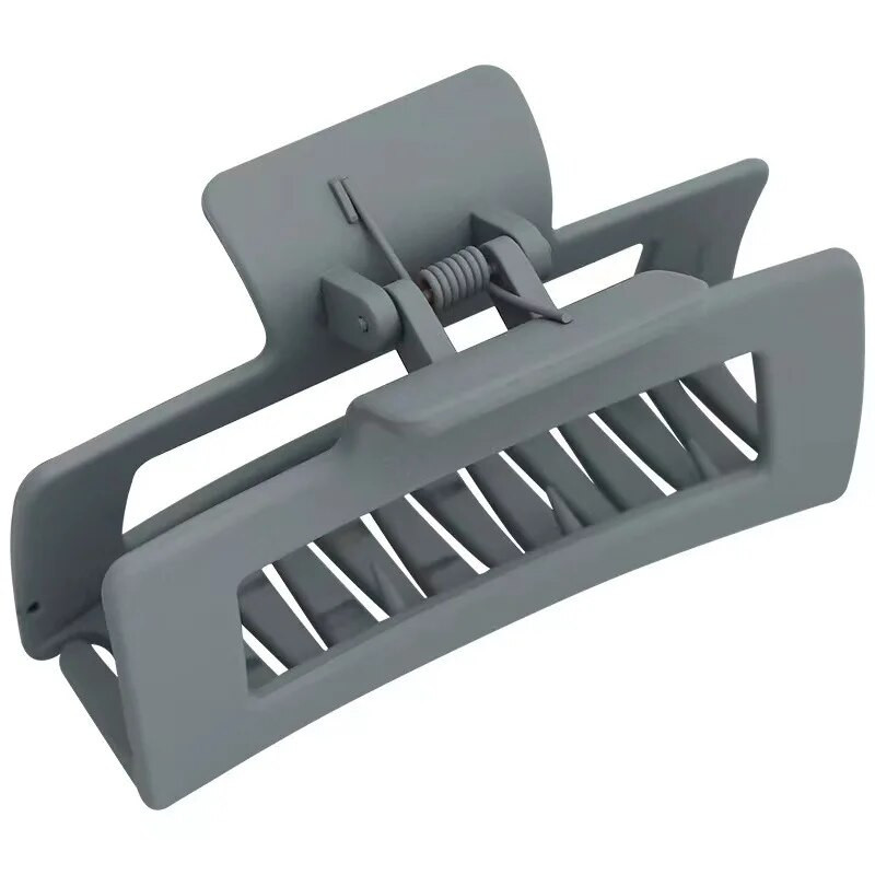 Ingyenes kiszállítás Nagyméretű rák hajcsatok női cápa kapcsok matt téglalap alakú geometrikus hajkapcsok 13 cm nagy barrettes fejfedők