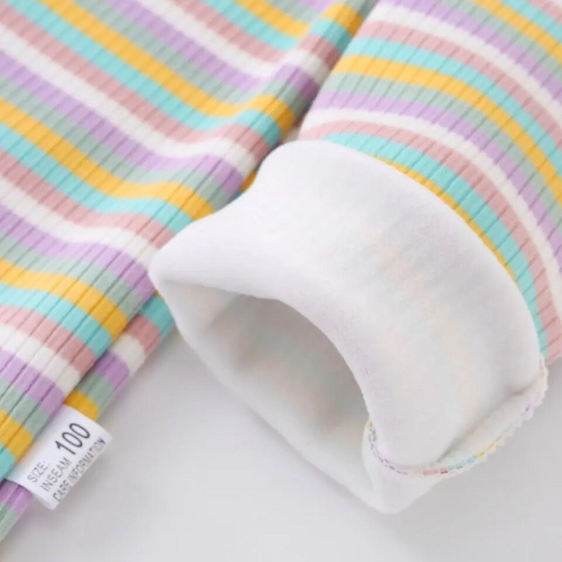 Tricouri pentru copii, dungi colorate, imprimeu flori, haine pentru copii de la 2 până la 6 ani, tricouri pentru fete, ținute de tip boutique pentru fete