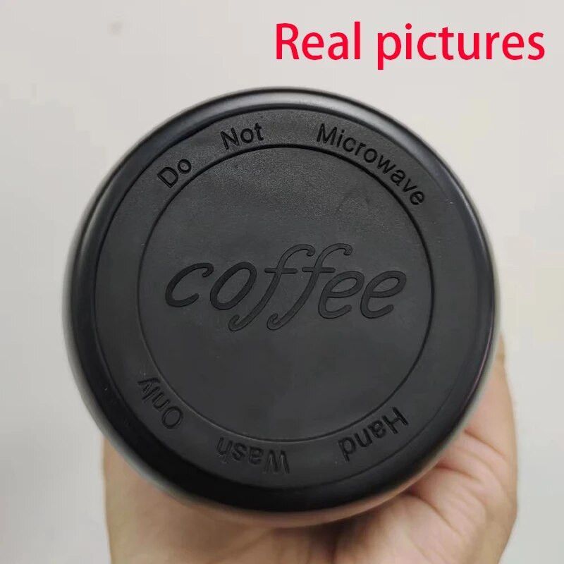 Cană de cafea din oțel inoxidabil 400 ml 550 ml cu capac Termos pentru ceașcă termică pentru apă, cafenea, băuturi de călătorie, sticla de apă izolată