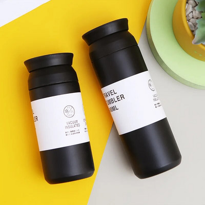 480 ml nerūdijančio plieno termosas butelis terminis puodelis, nepralaidus automobilinis vakuuminis kolbas Kavos puodelis kelioniniai izoliuoti buteliai Garrafa Termica