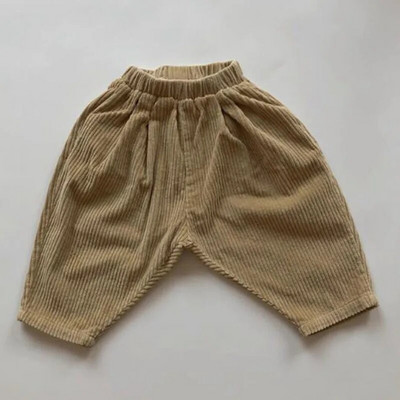 Пролет Есен Деца Бебешки Момчета Момичета Свободни панталони Детски дрехи Joint Turnip Pants Ежедневни панталони Бебешки момчета Момичета Детски панталони
