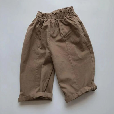 Пролет Есен Деца Бебешки Момчета Момичета Свободни панталони Детски дрехи Joint Turnip Pants Ежедневни панталони Бебешки момчета Момичета Детски панталони