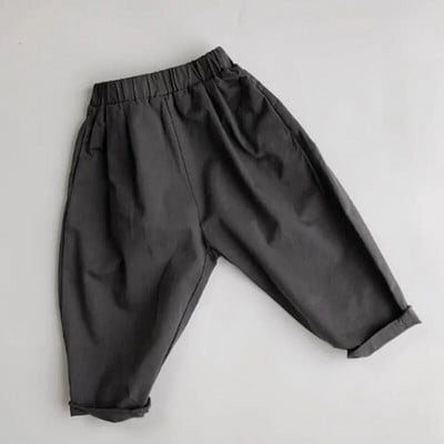 Пролет Есен Деца Бебешки Момчета Момичета Свободни панталони Детски дрехи Joint Turnip Pants Ежедневни панталони Бебешки момчета Момичета Детски панталони